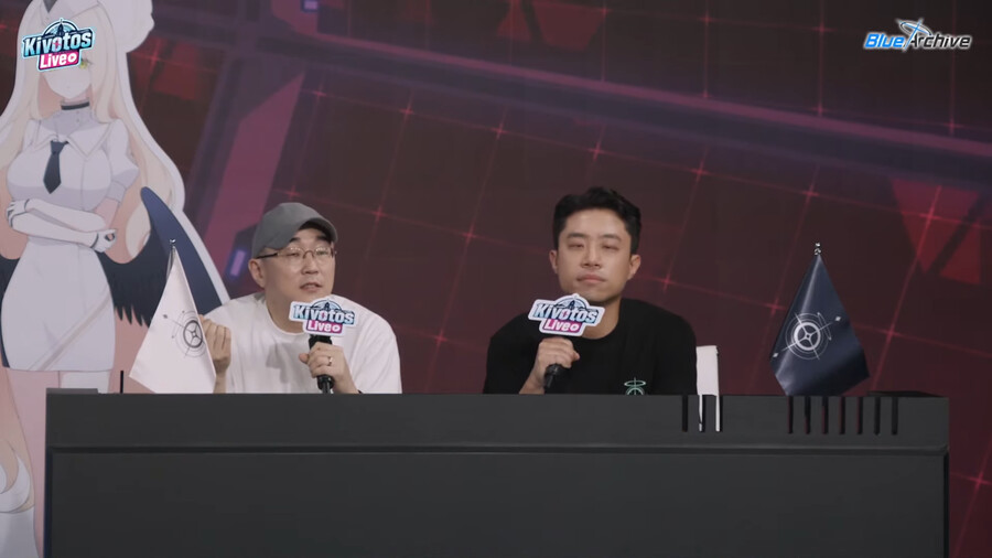 Blue Archive 3.5th Anniversary Livestream Korean VO announcement